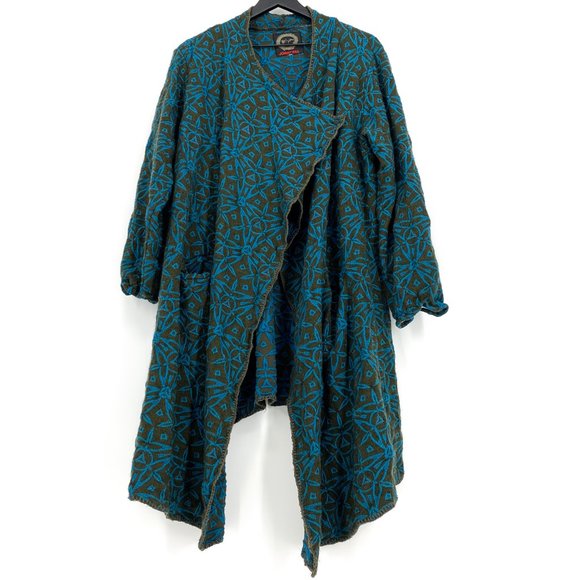 BIYA JOHNNY WAS Embroidered Wrap Duster - Picture 4 of 16